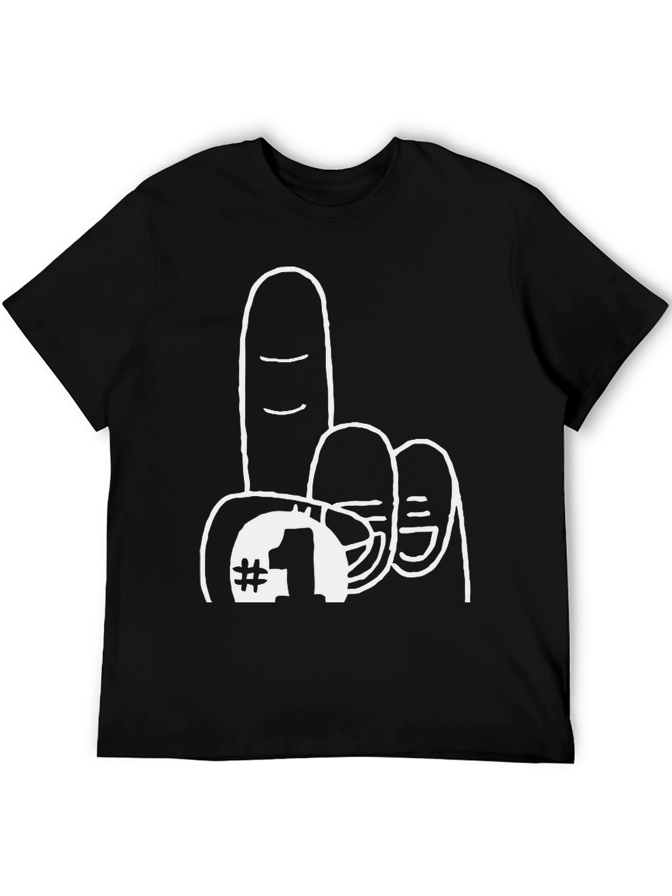 Number One Fan T-Shirt - Black