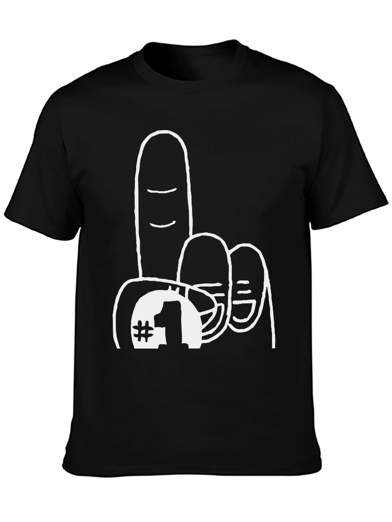 Number One Fan T-Shirt - Black