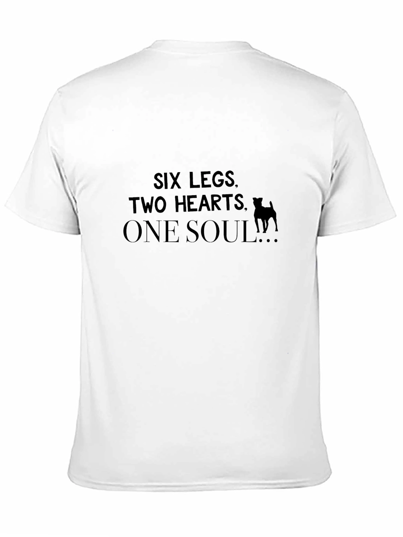 Six Legs Two Hearts One Soul Pet Lover T-Shirt