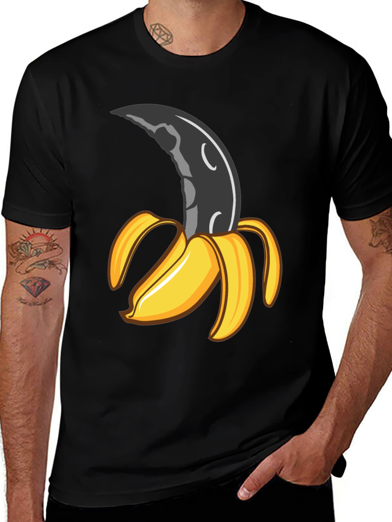 Banana Moon Graphic Tee - Novelty T-Shirt
