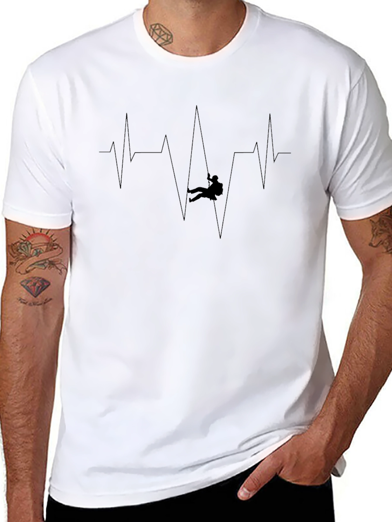 Heartbeat Climbing T-Shirt - Adventure Tee