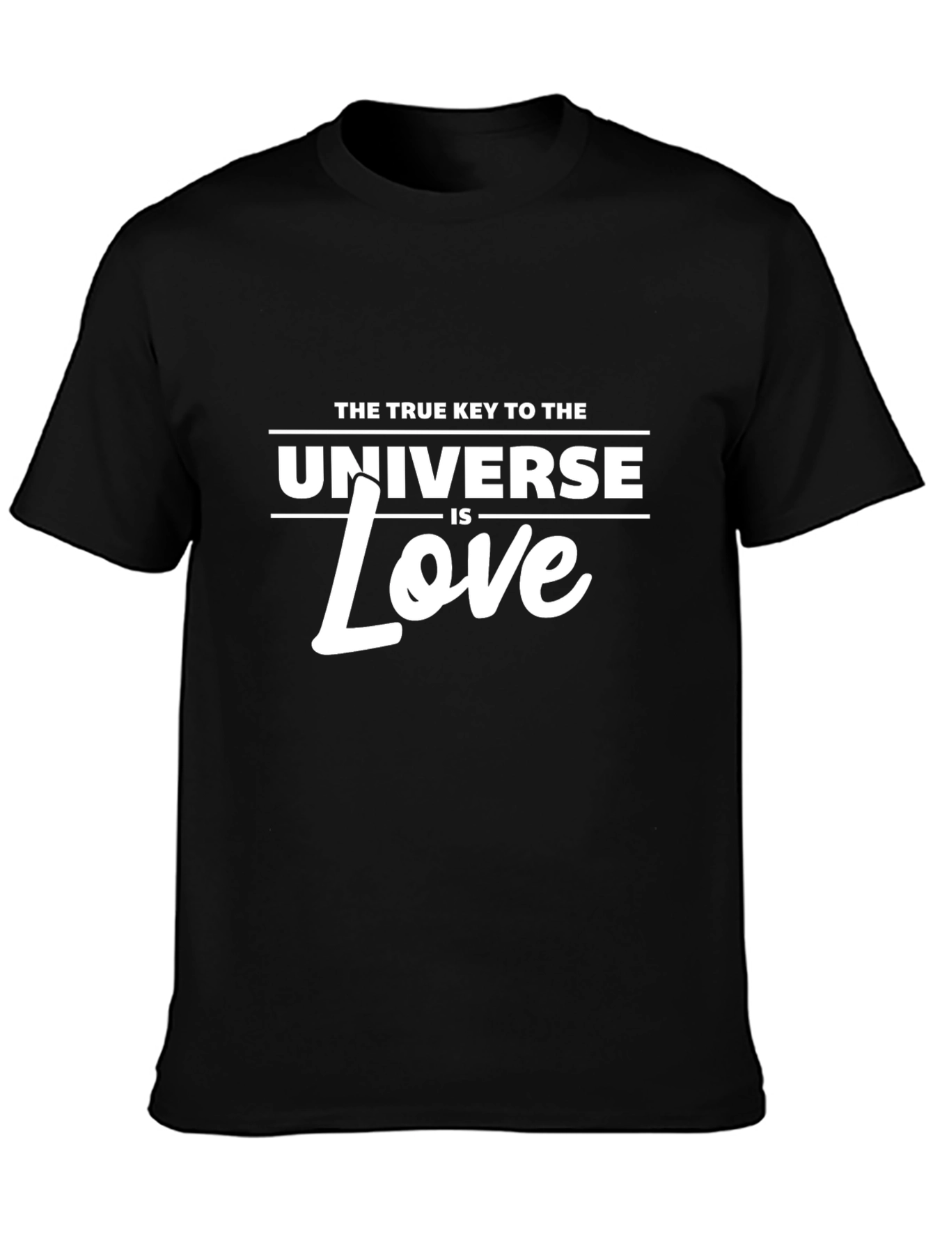Love is the Key T-Shirt - Mens Black Tee