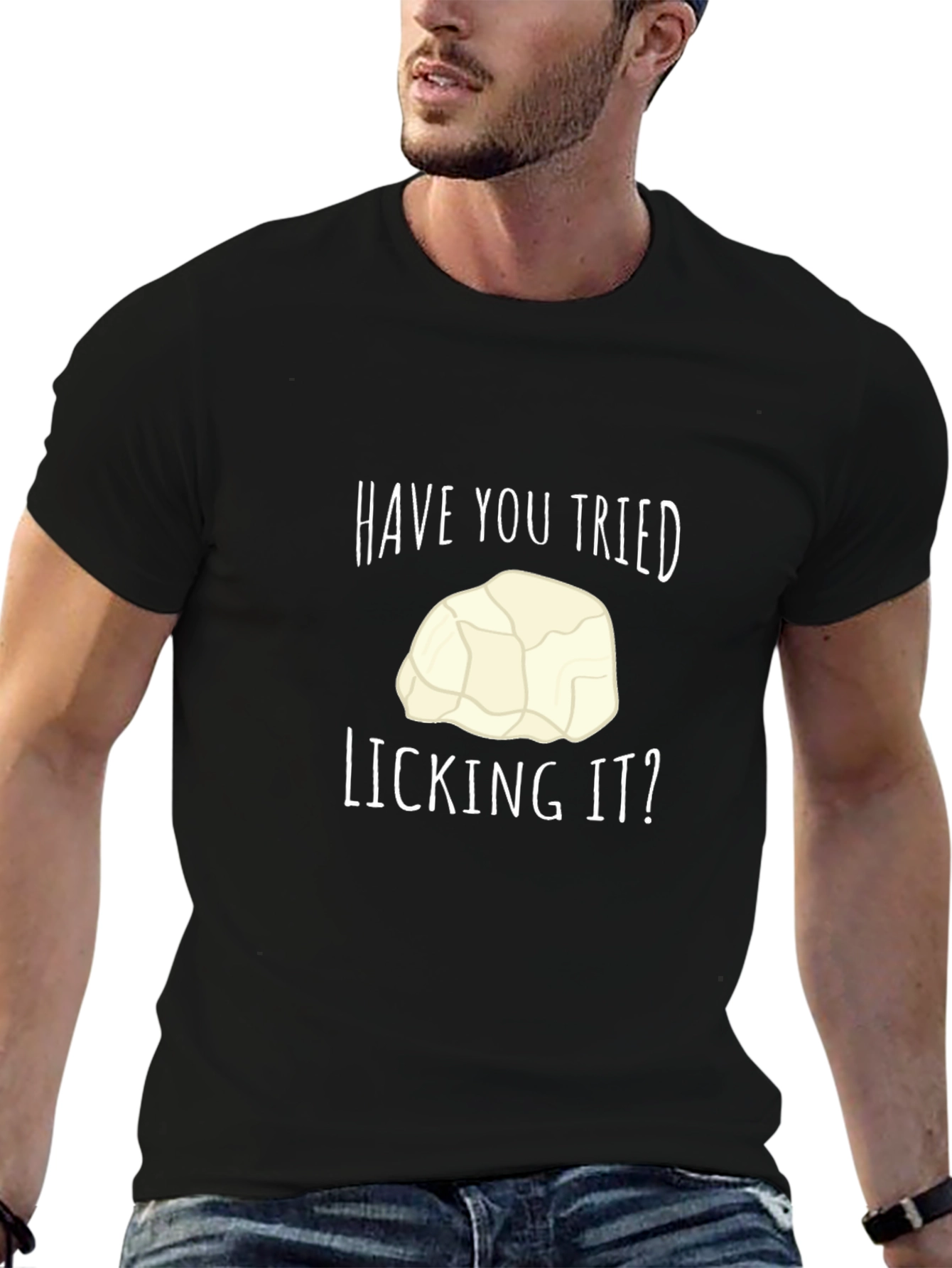 Humorous Rock Licking T-Shirt
