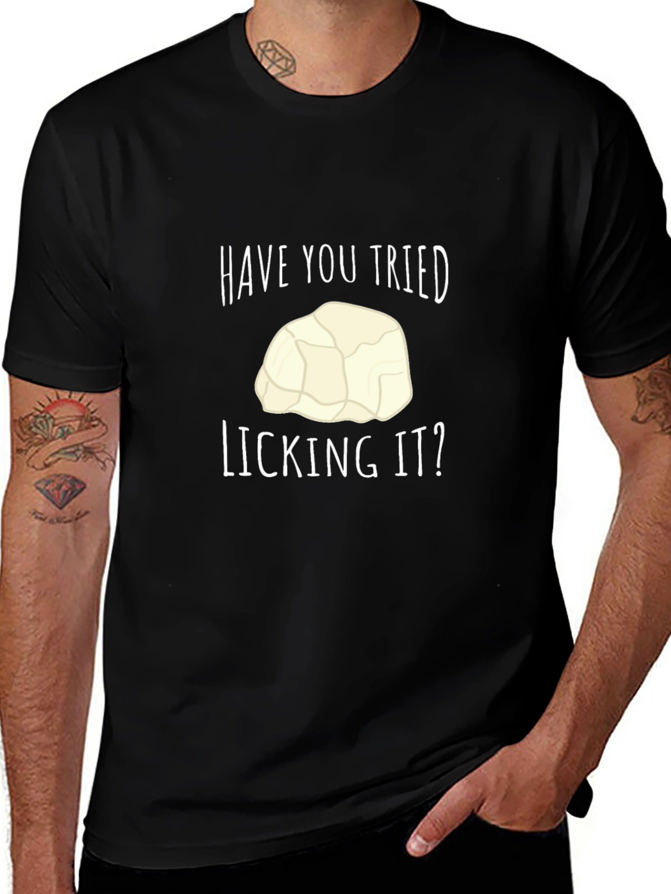 Humorous Rock Licking T-Shirt