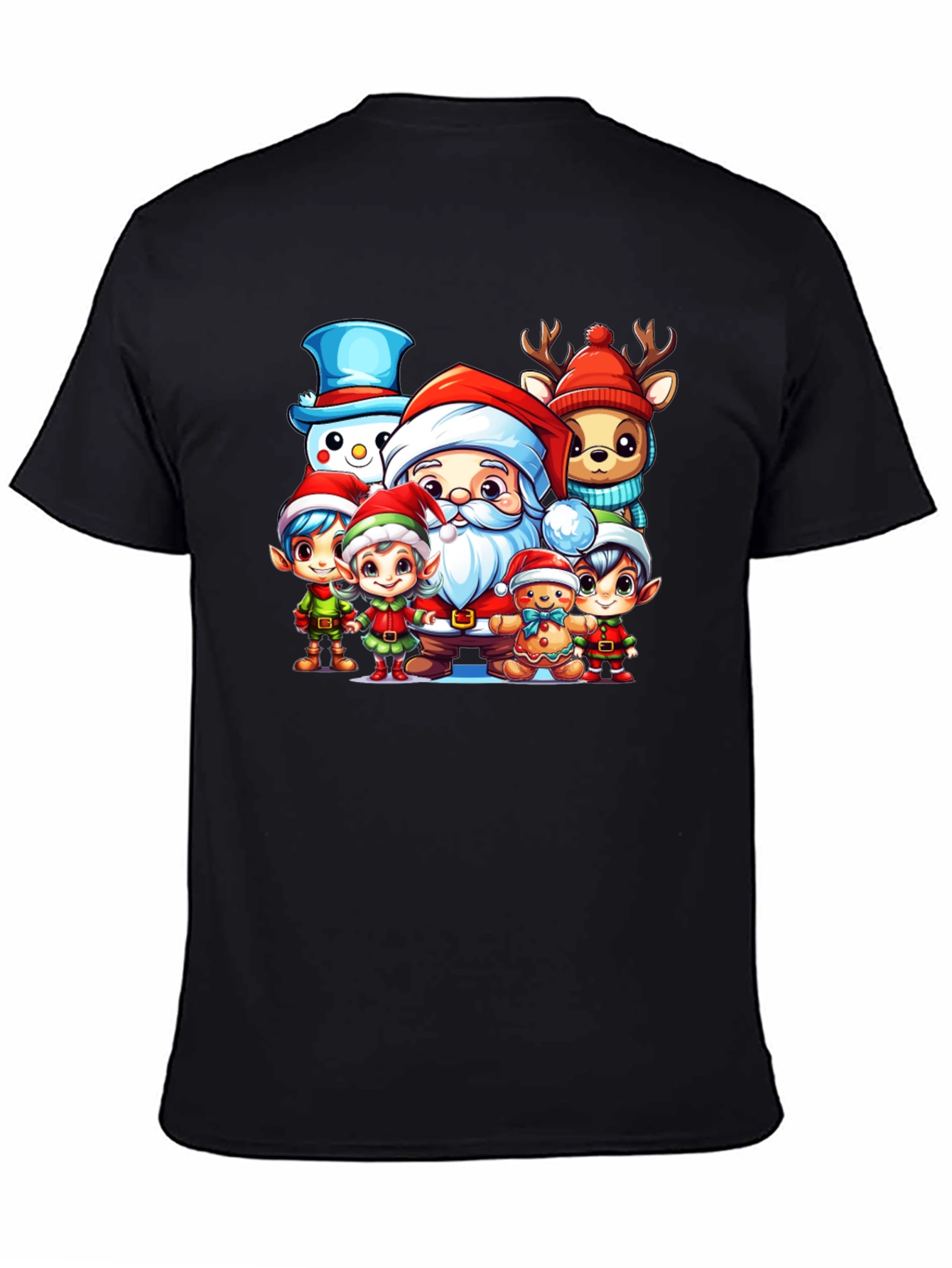 Festive Christmas Character Graphic Tee