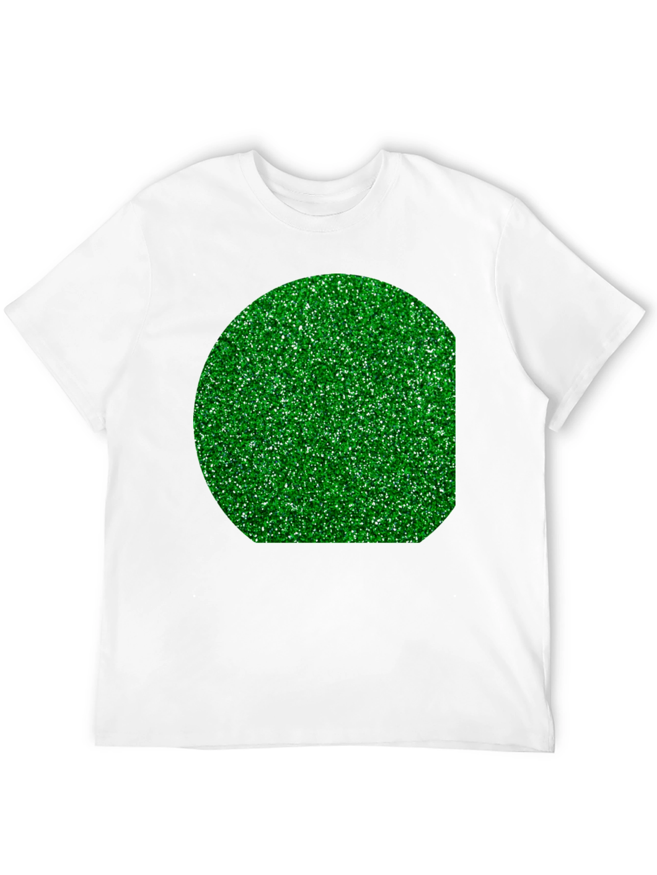 Grass Print Black T-Shirt