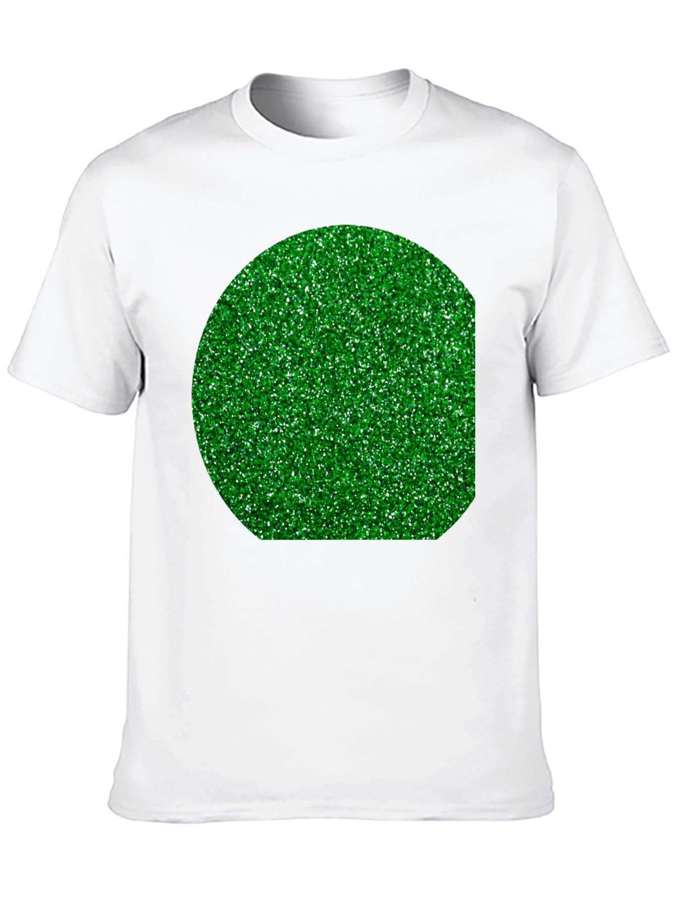 Grass Print Black T-Shirt