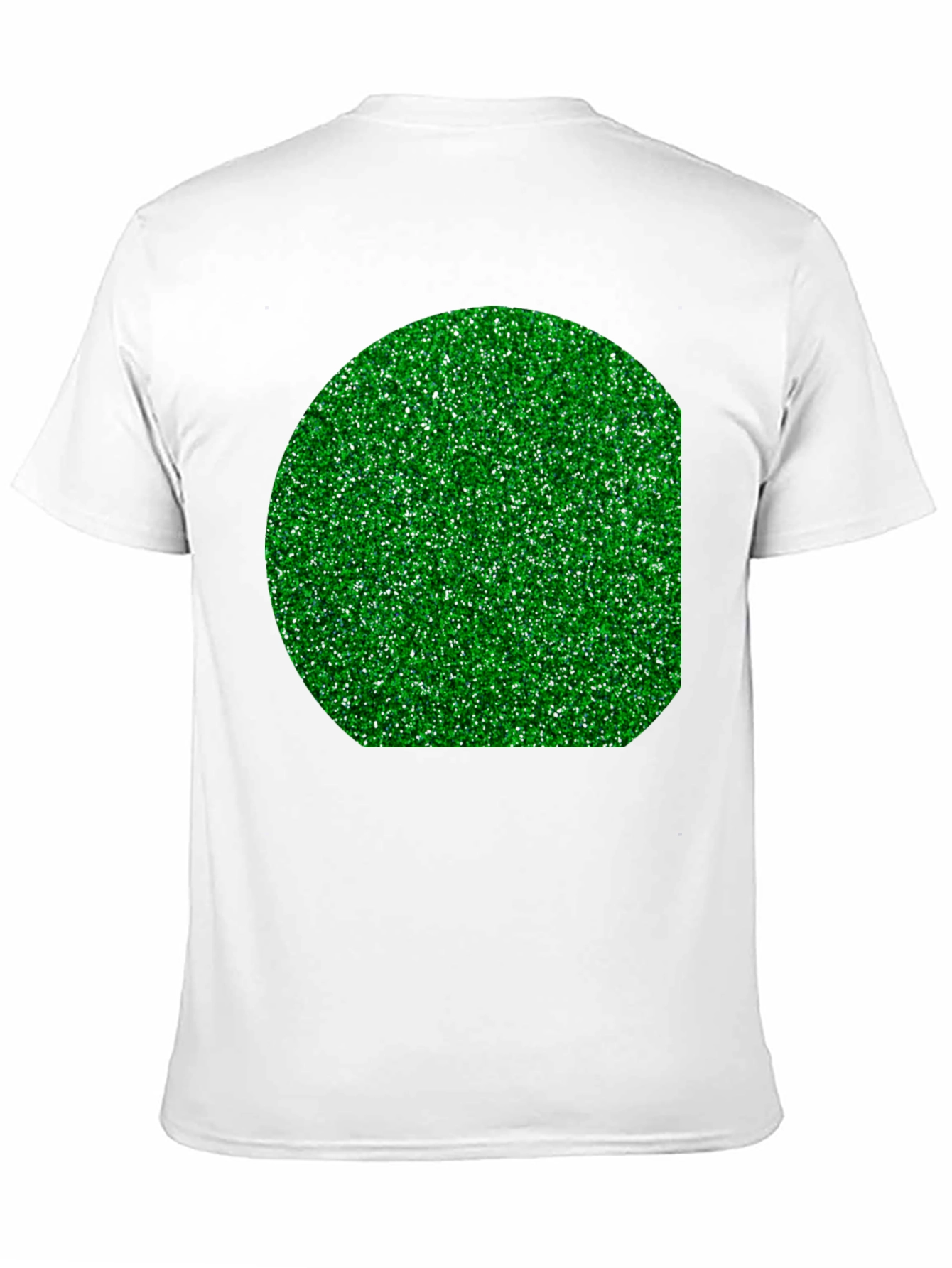 Grass Print Black T-Shirt
