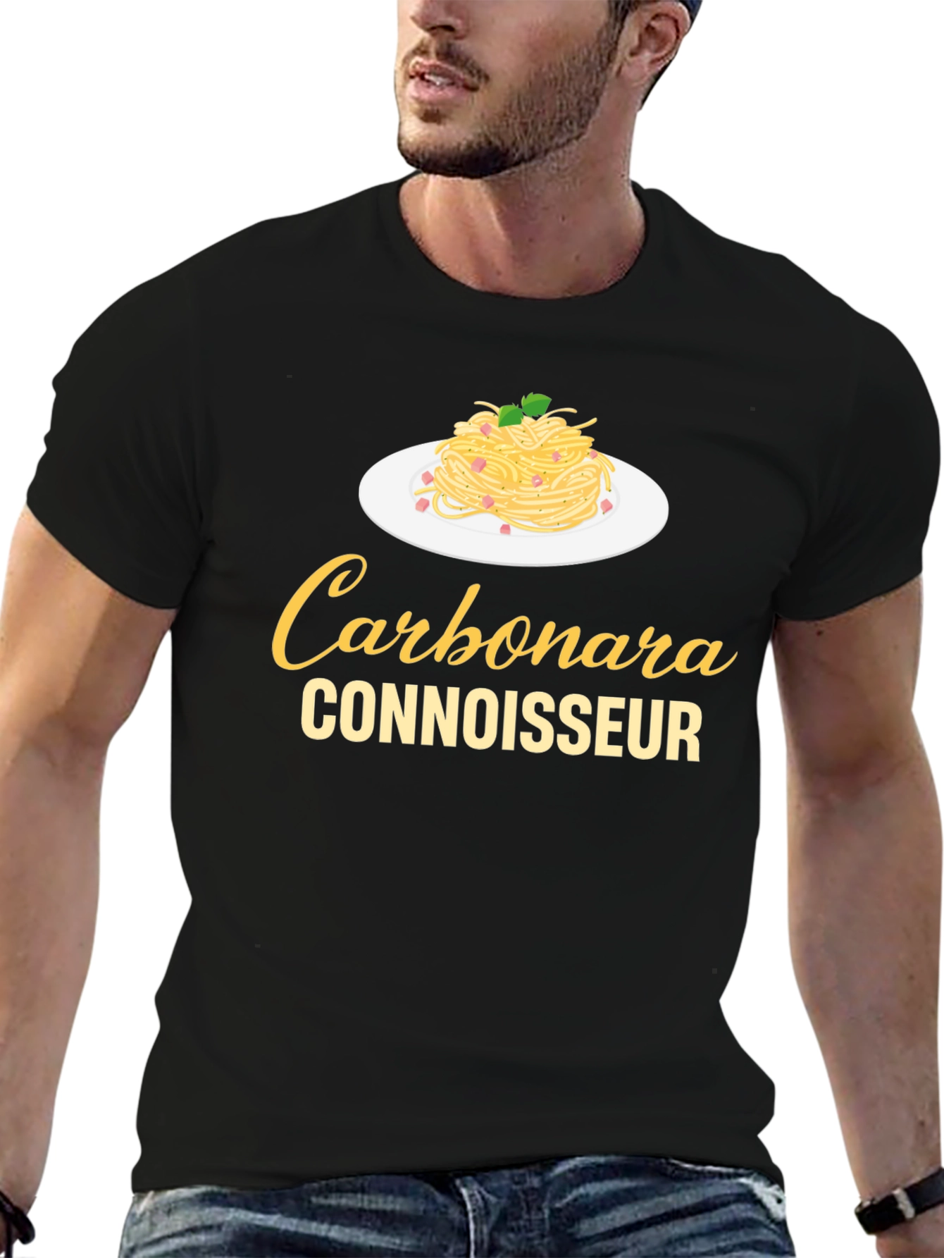 Carbonara Connoisseur Black T-Shirt