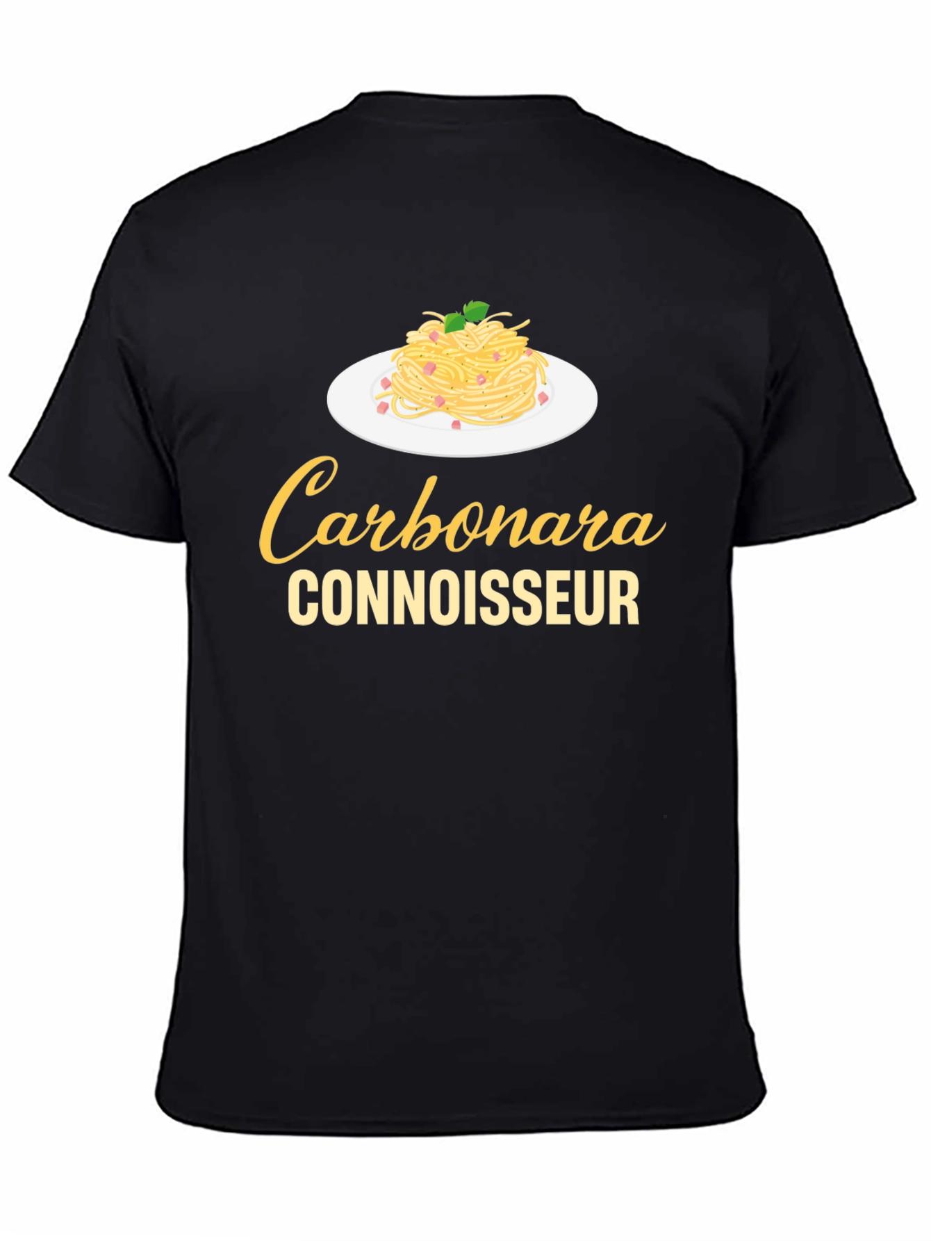 Carbonara Connoisseur Black T-Shirt
