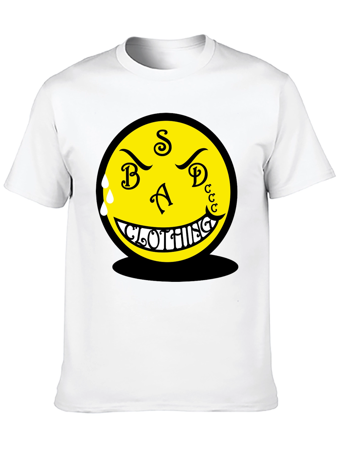 BAD CLOTHING Black Graphic Tee