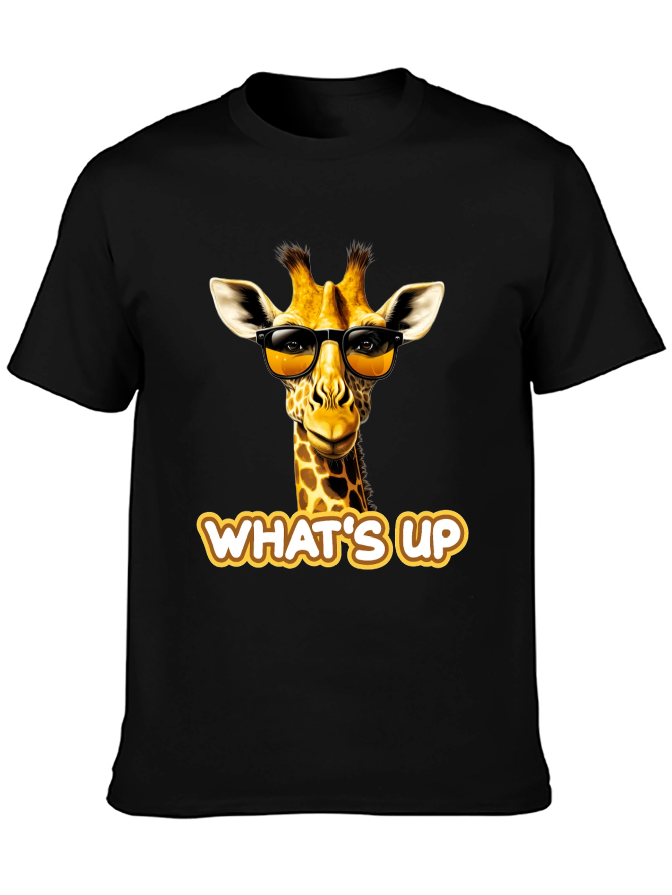 Cool Giraffe T-Shirt: Whats Up?