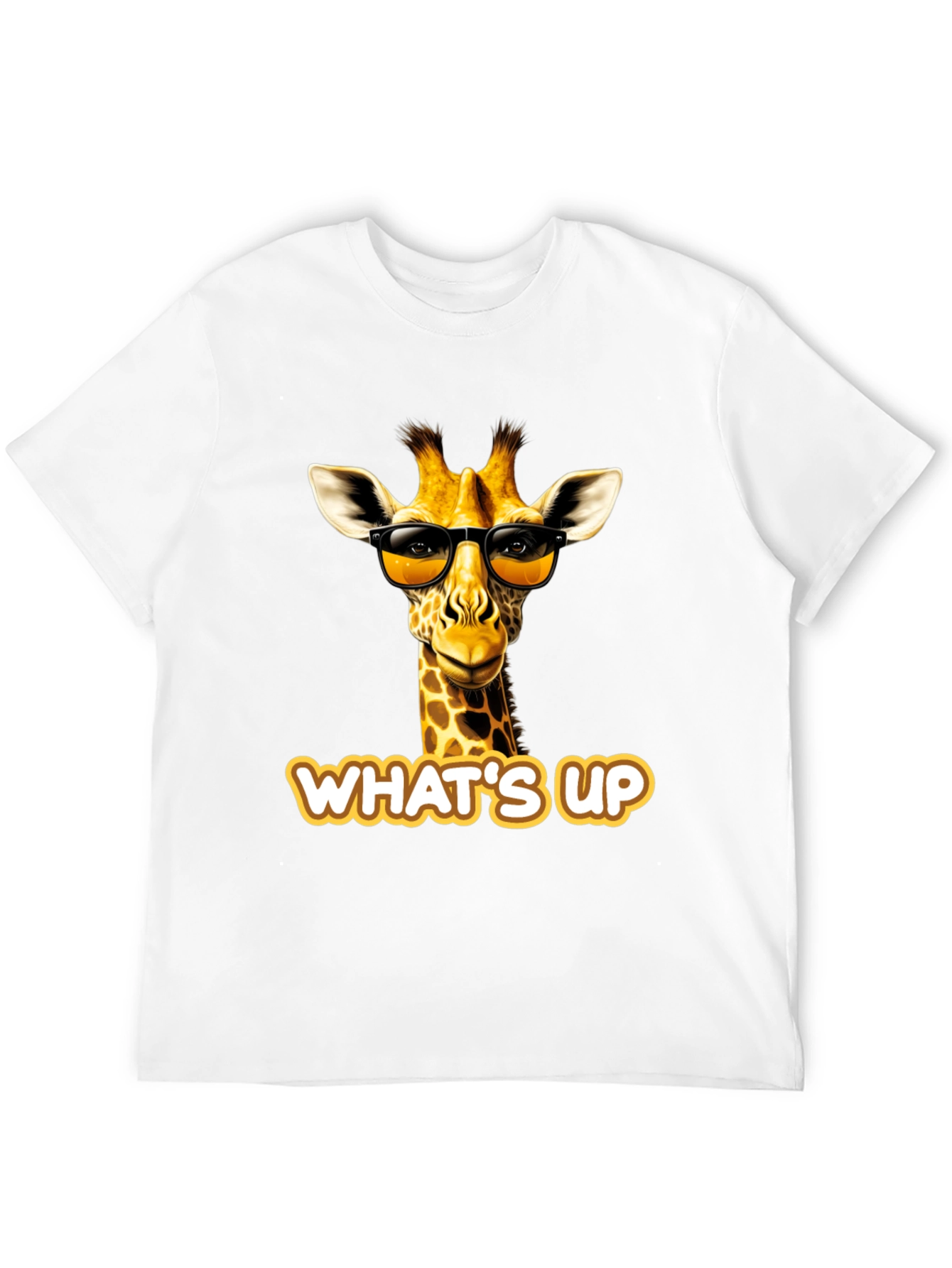 Cool Giraffe T-Shirt: Whats Up?