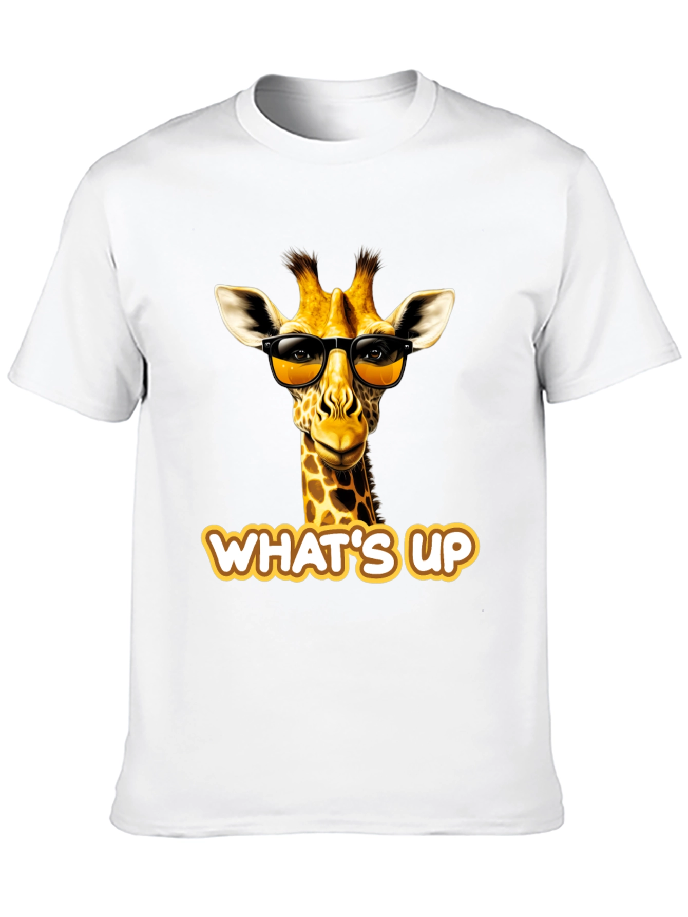 Cool Giraffe T-Shirt: Whats Up?