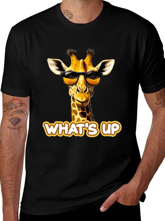 Cool Giraffe T-Shirt: Whats Up?