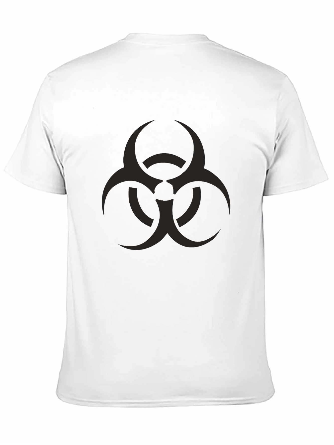 Biohazard Symbol Black T-Shirt - Mens Graphic Tee