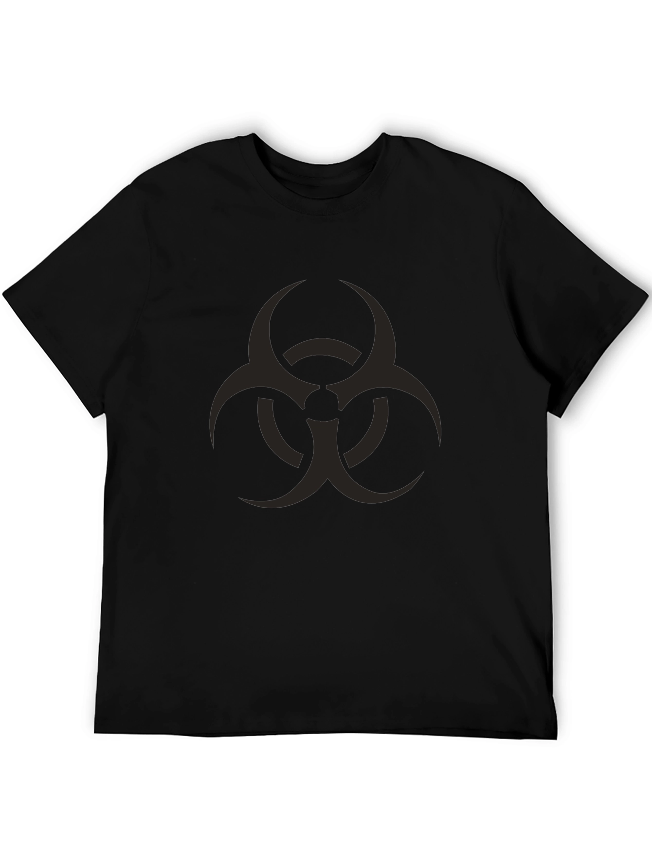 Biohazard Symbol Black T-Shirt - Mens Graphic Tee