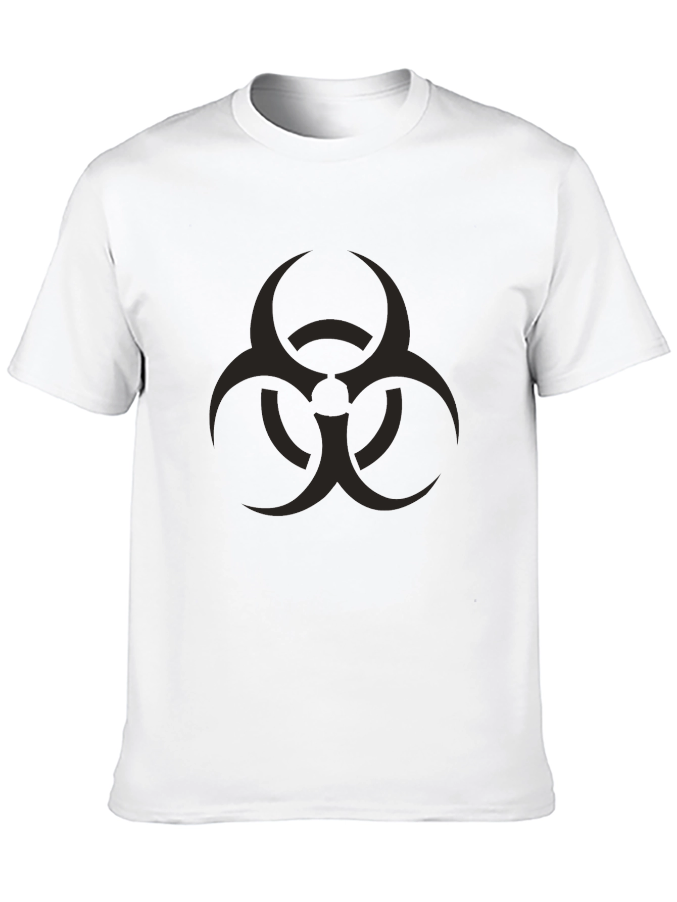Biohazard Symbol Black T-Shirt - Mens Graphic Tee