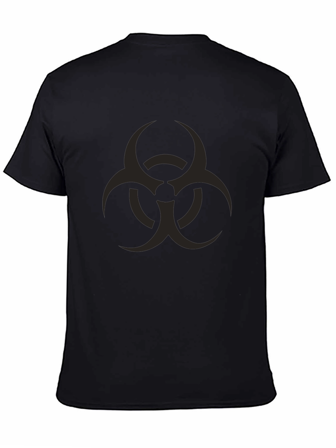 Biohazard Symbol Black T-Shirt - Mens Graphic Tee
