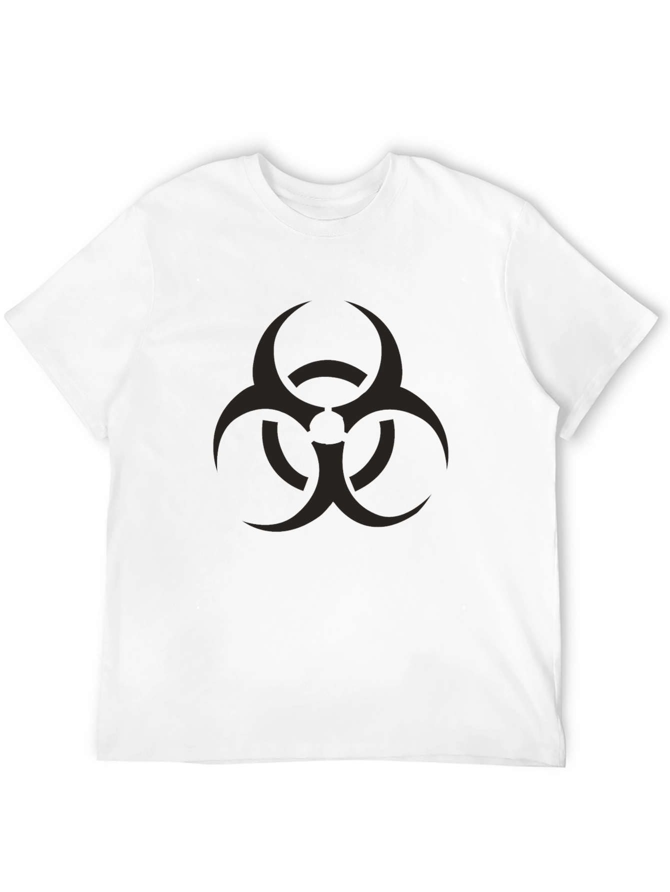 Biohazard Symbol Black T-Shirt - Mens Graphic Tee