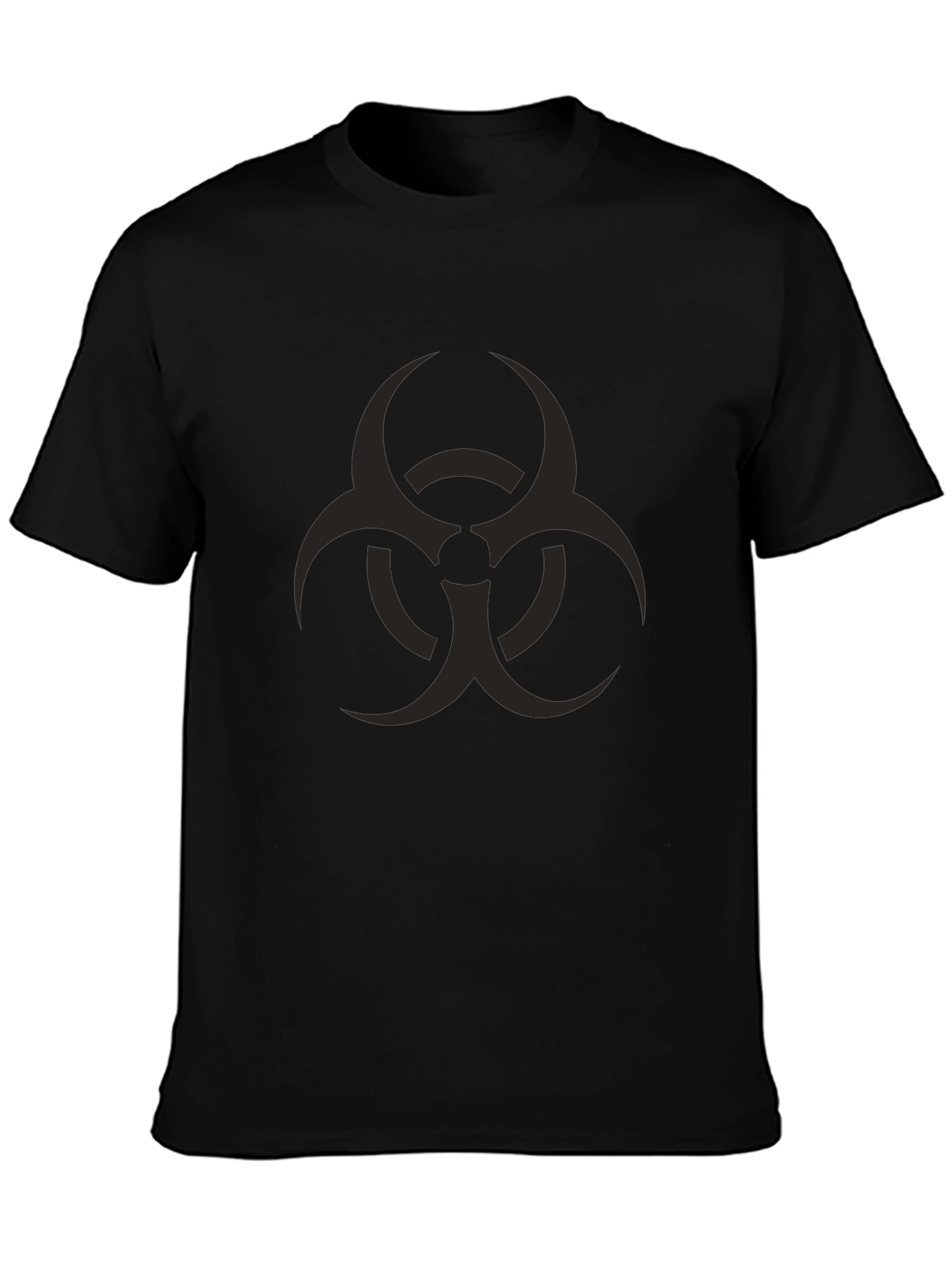 Biohazard Symbol Black T-Shirt - Mens Graphic Tee