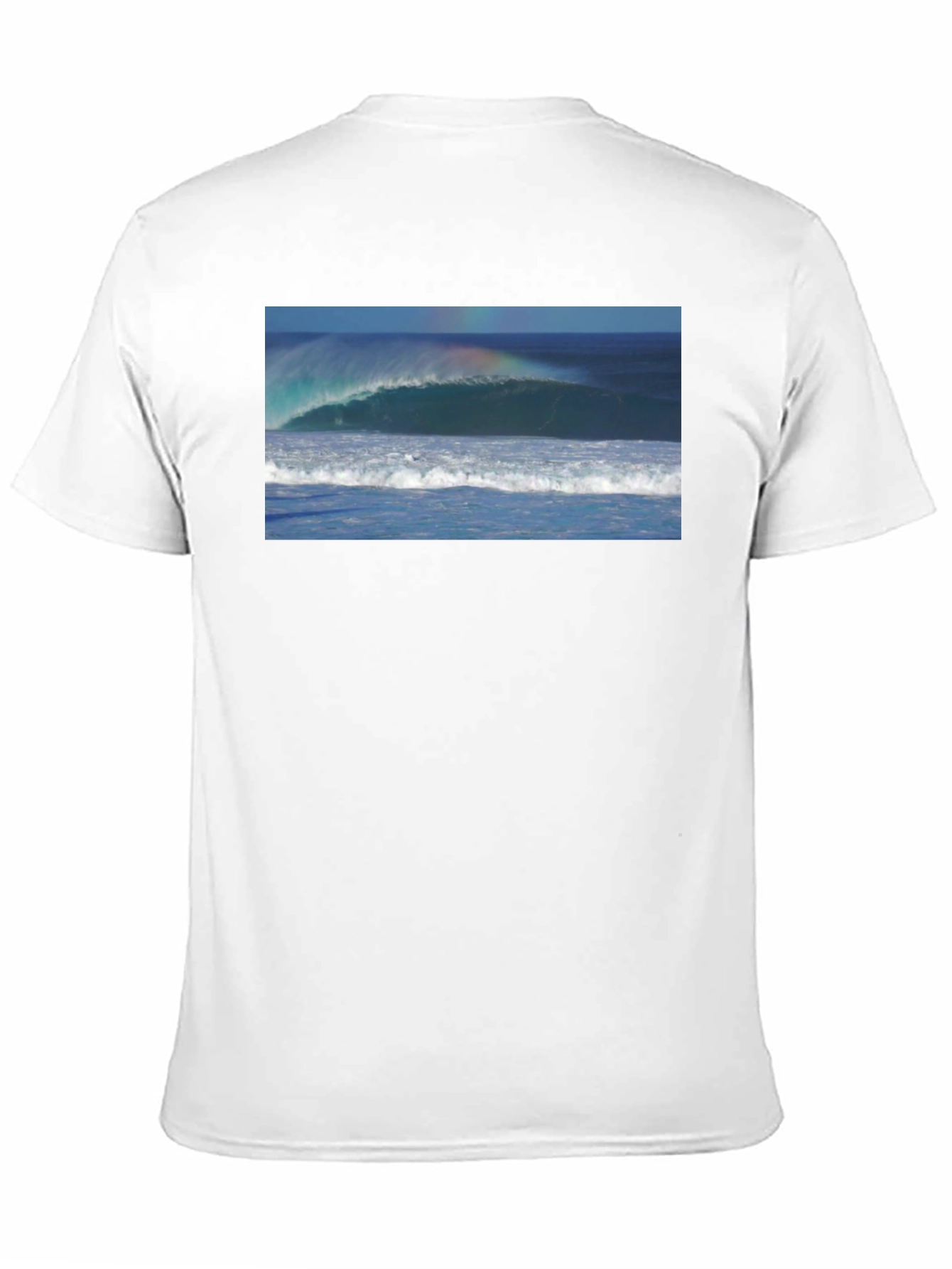 Ocean Wave Graphic Black T-Shirt