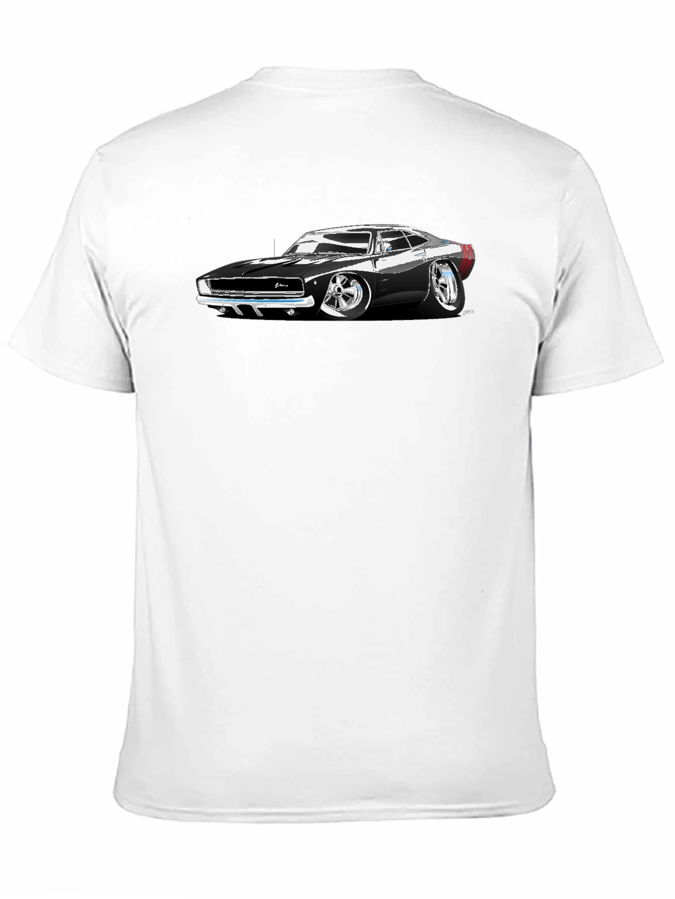 Classic Car Graphic T-Shirt - Black
