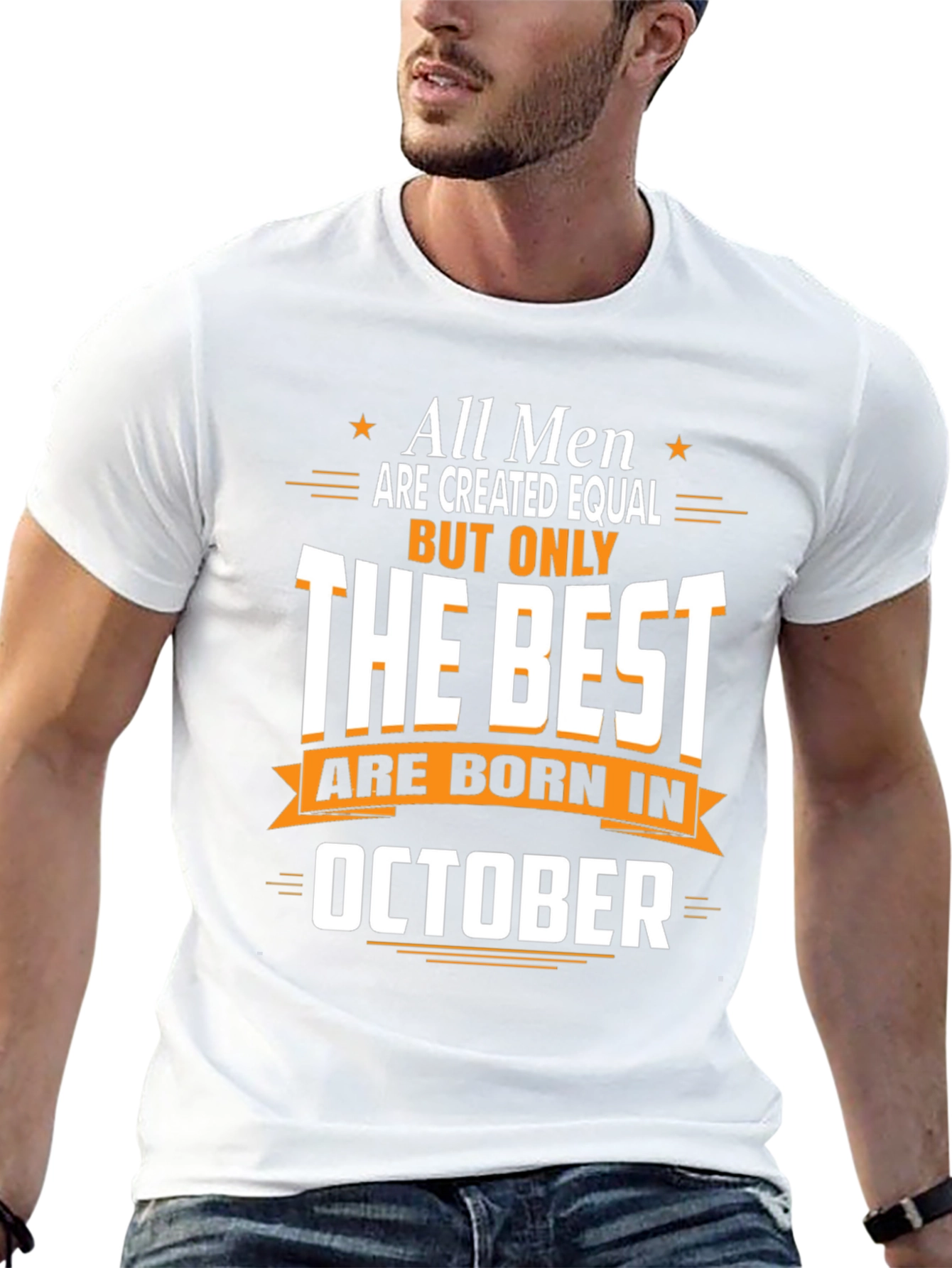 Best Men Born in October T-Shirt