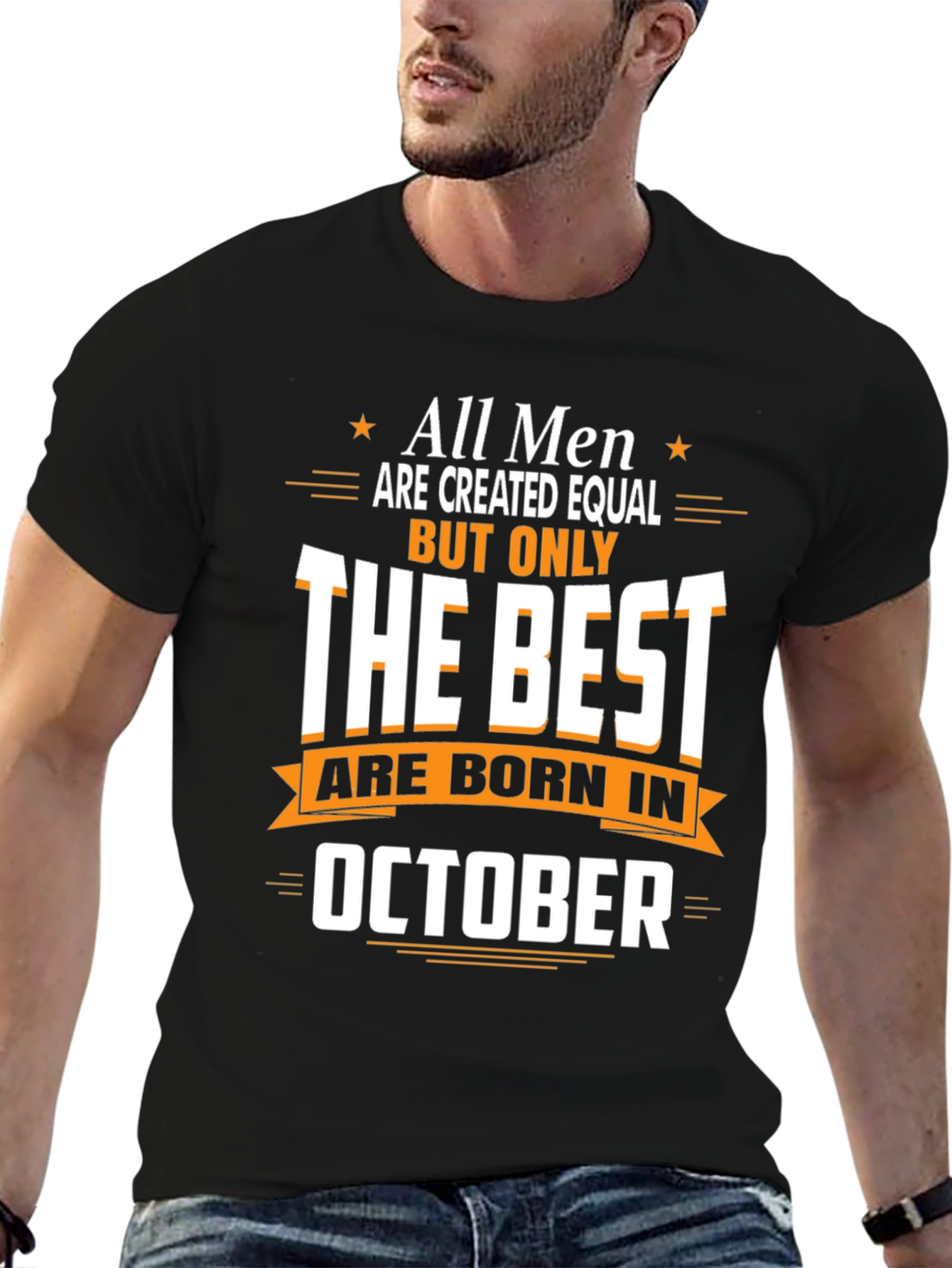 Best Men Born in October T-Shirt