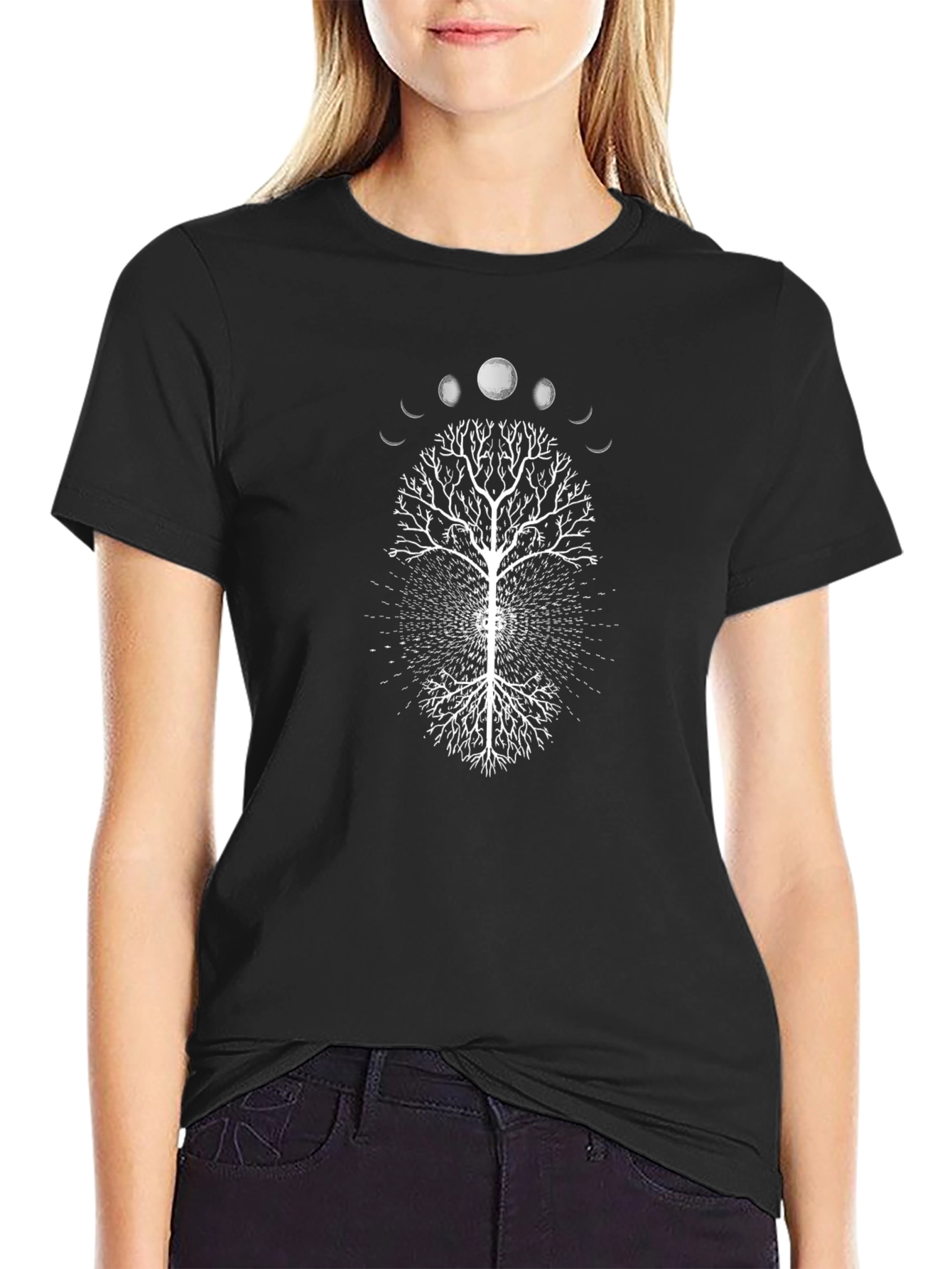 Tree of Life Moon Phases Graphic Tee