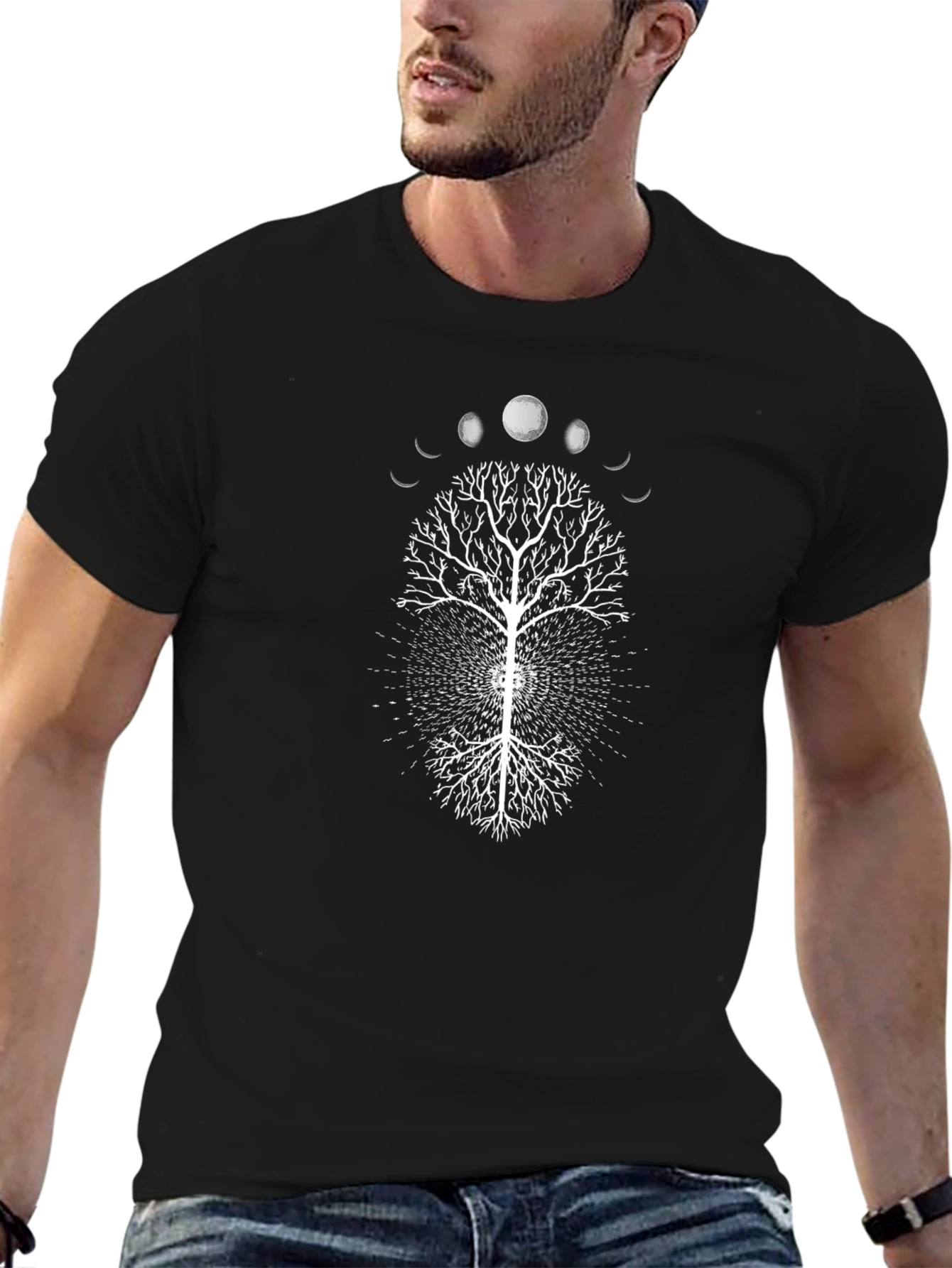 Tree of Life Moon Phases Graphic Tee