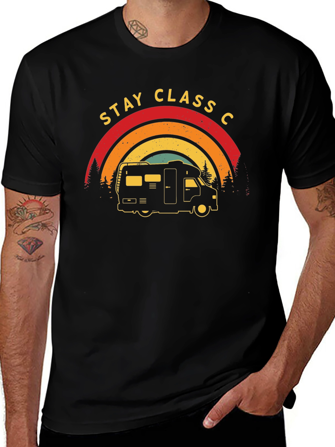 Stay Class C RV Camping T-Shirt
