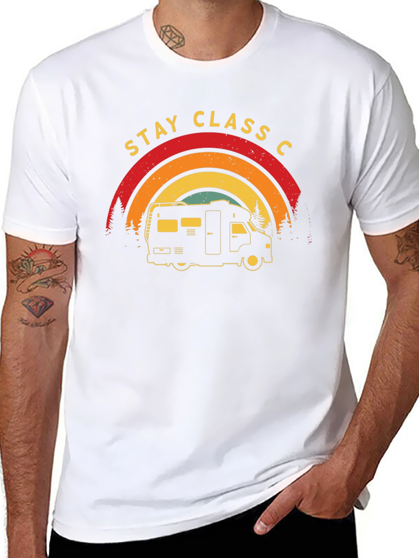 Stay Class C RV Camping T-Shirt