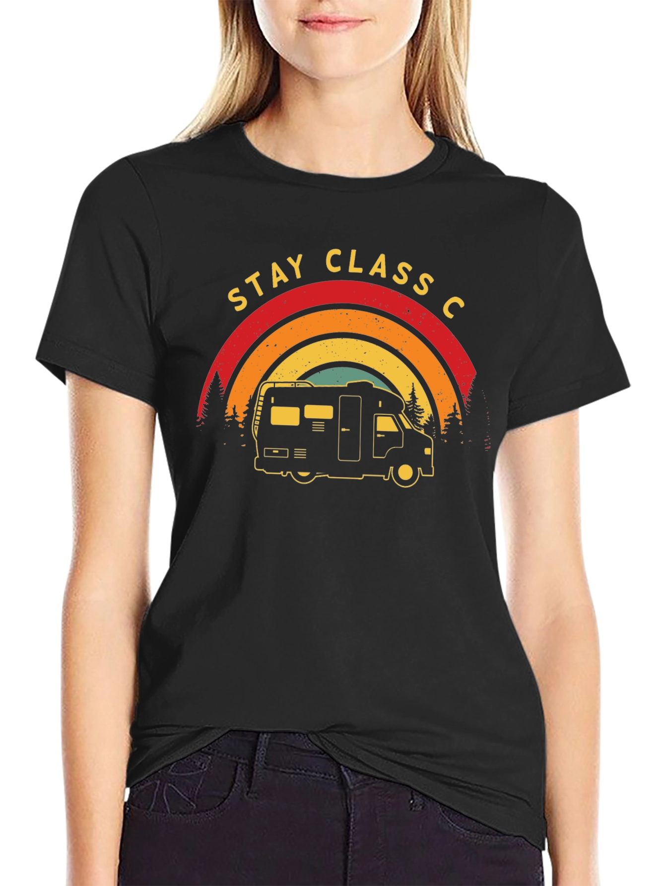 Stay Class C RV Camping T-Shirt