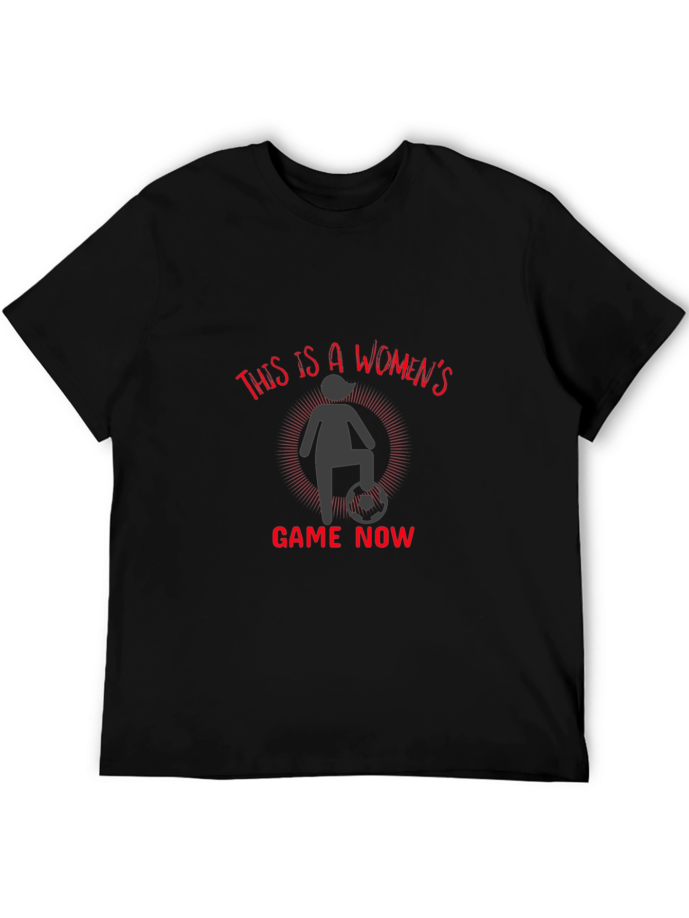 Womens Soccer Tee - Game On!