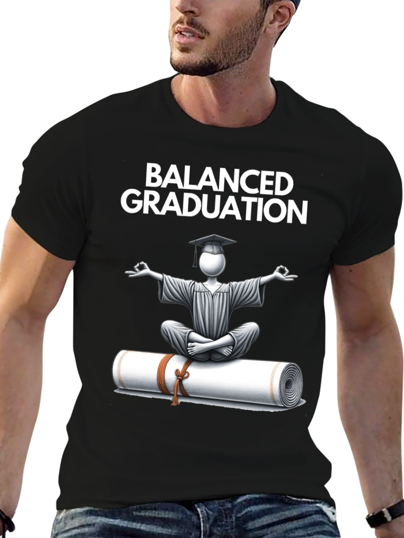 Balanced Graduation Tee - Zen Scholar T-Shirt