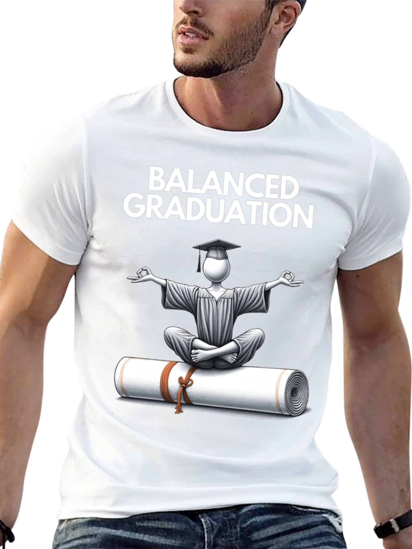Balanced Graduation Tee - Zen Scholar T-Shirt