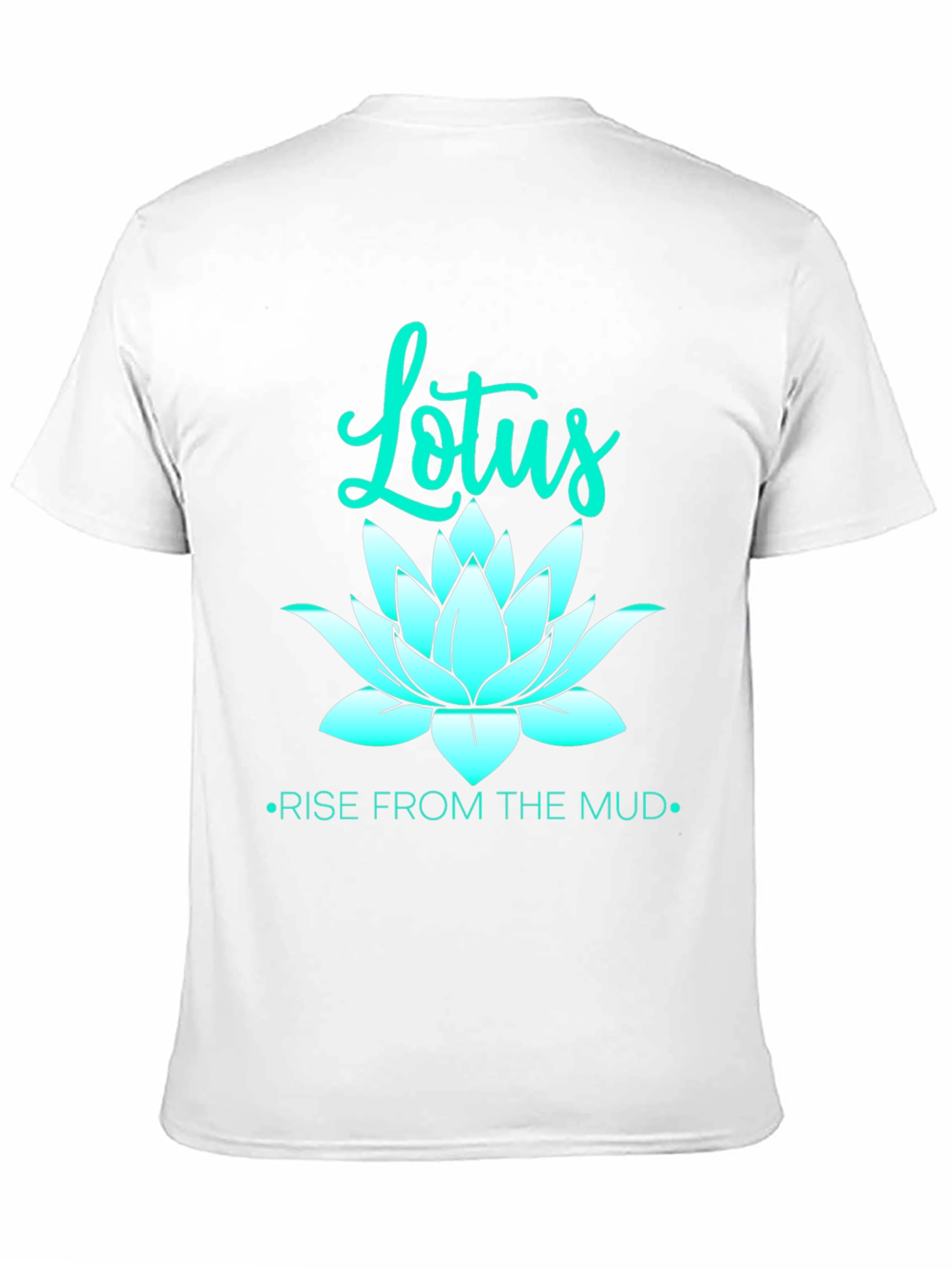 Lotus Rise Graphic Tee - Black Unisex T-Shirt