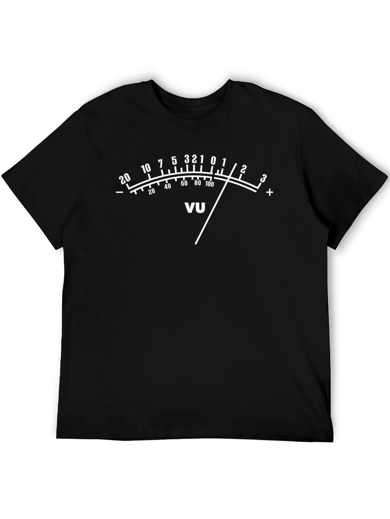 VU Meter Graphic T-Shirt - Music Lover Tee