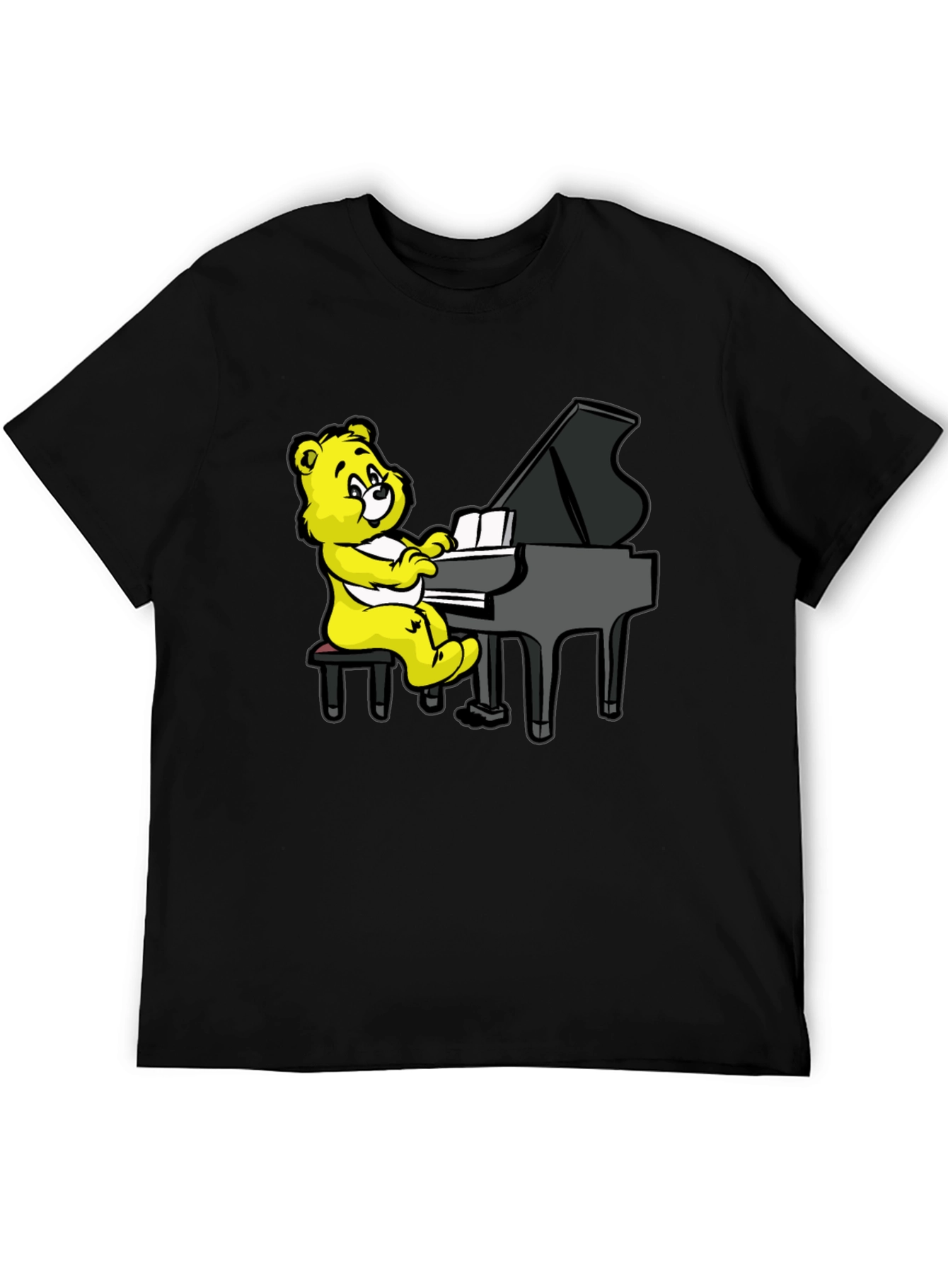 Musical Bear Black T-Shirt