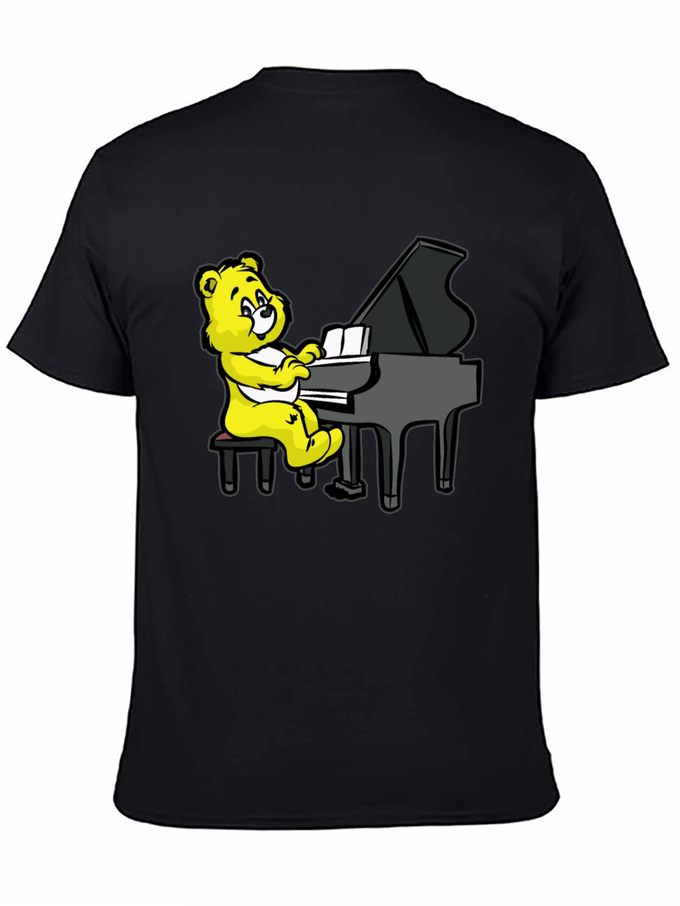 Musical Bear Black T-Shirt