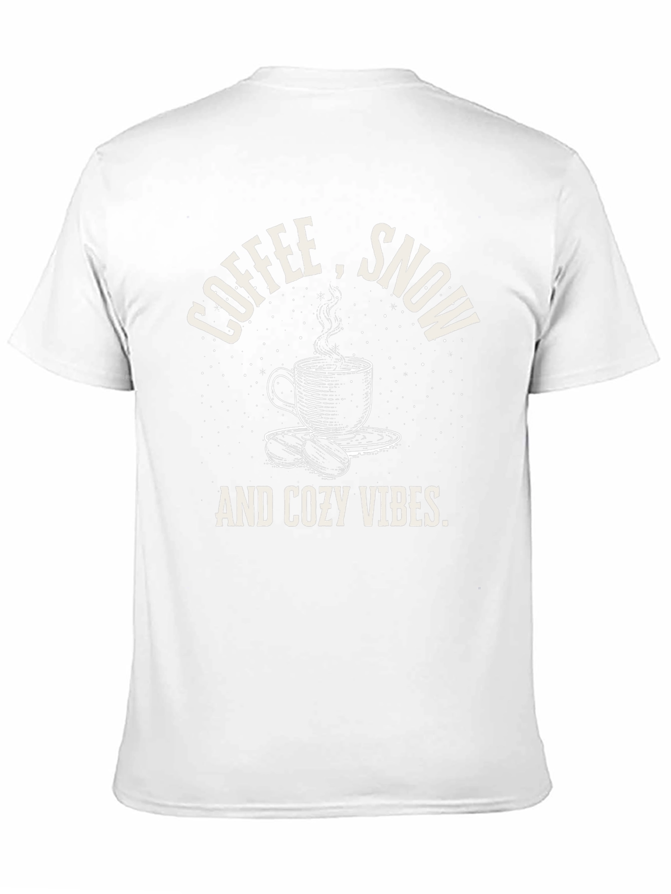 Coffee Snow and Cozy Vibes Graphic Tee