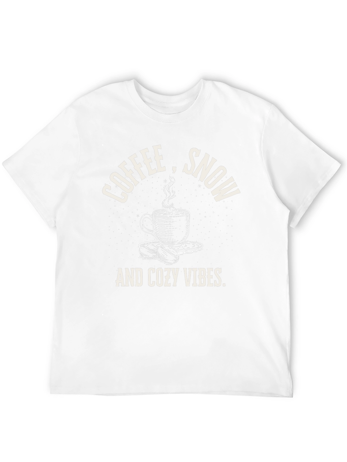 Coffee Snow and Cozy Vibes Graphic Tee