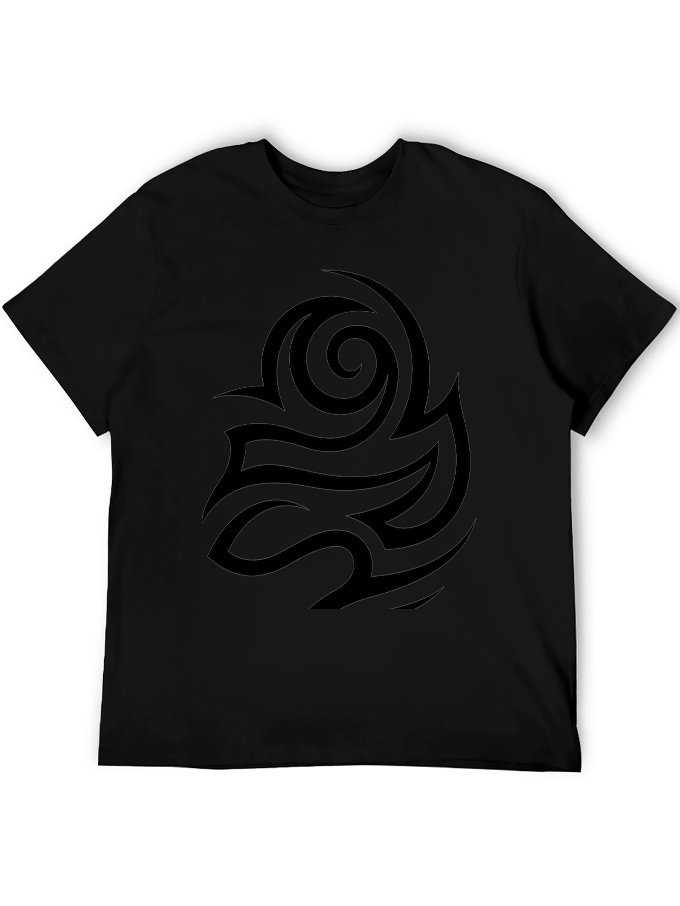 Black Tribal Design Tee | Stylish Mens T-Shirt