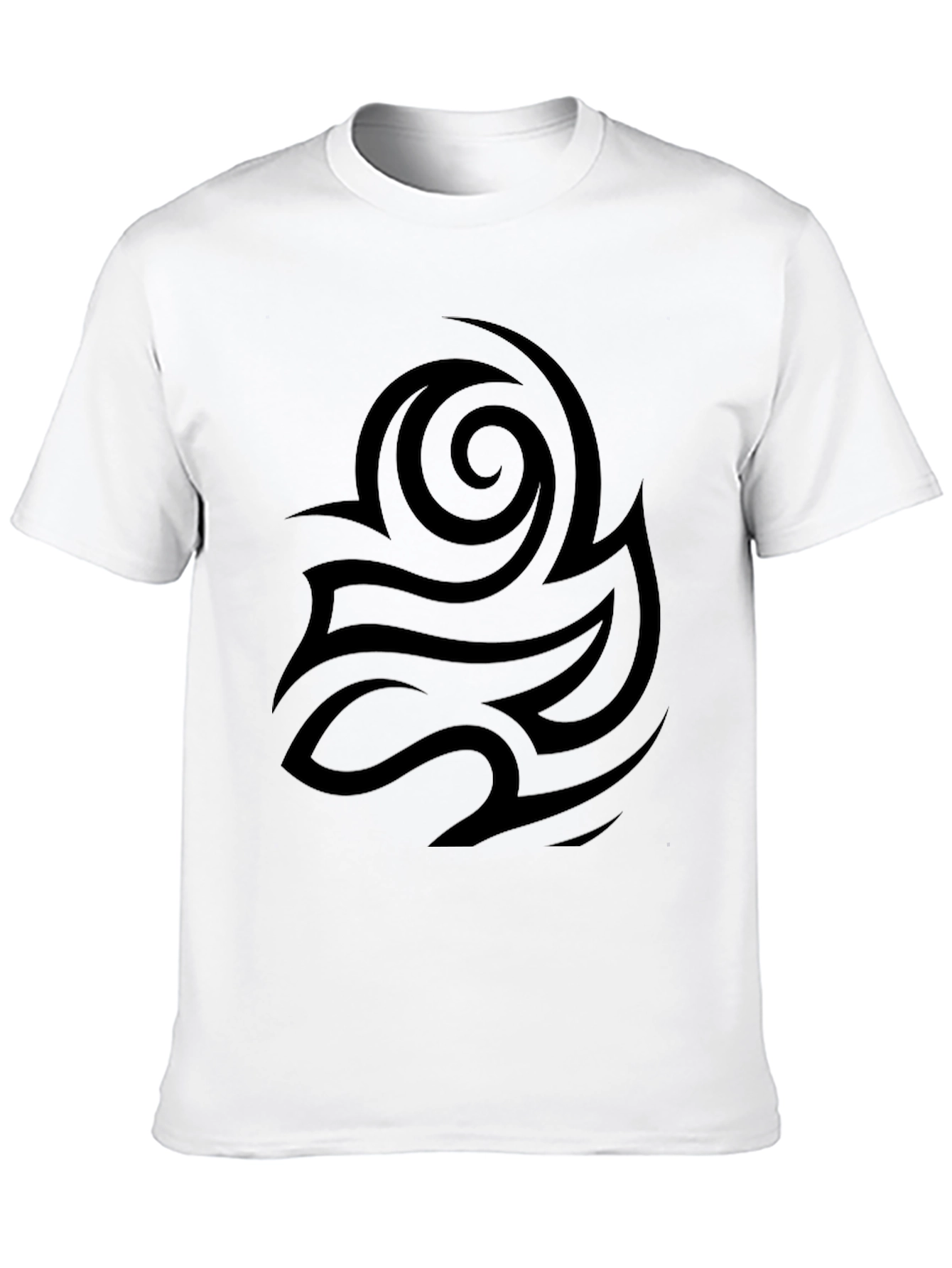 Black Tribal Design Tee | Stylish Mens T-Shirt