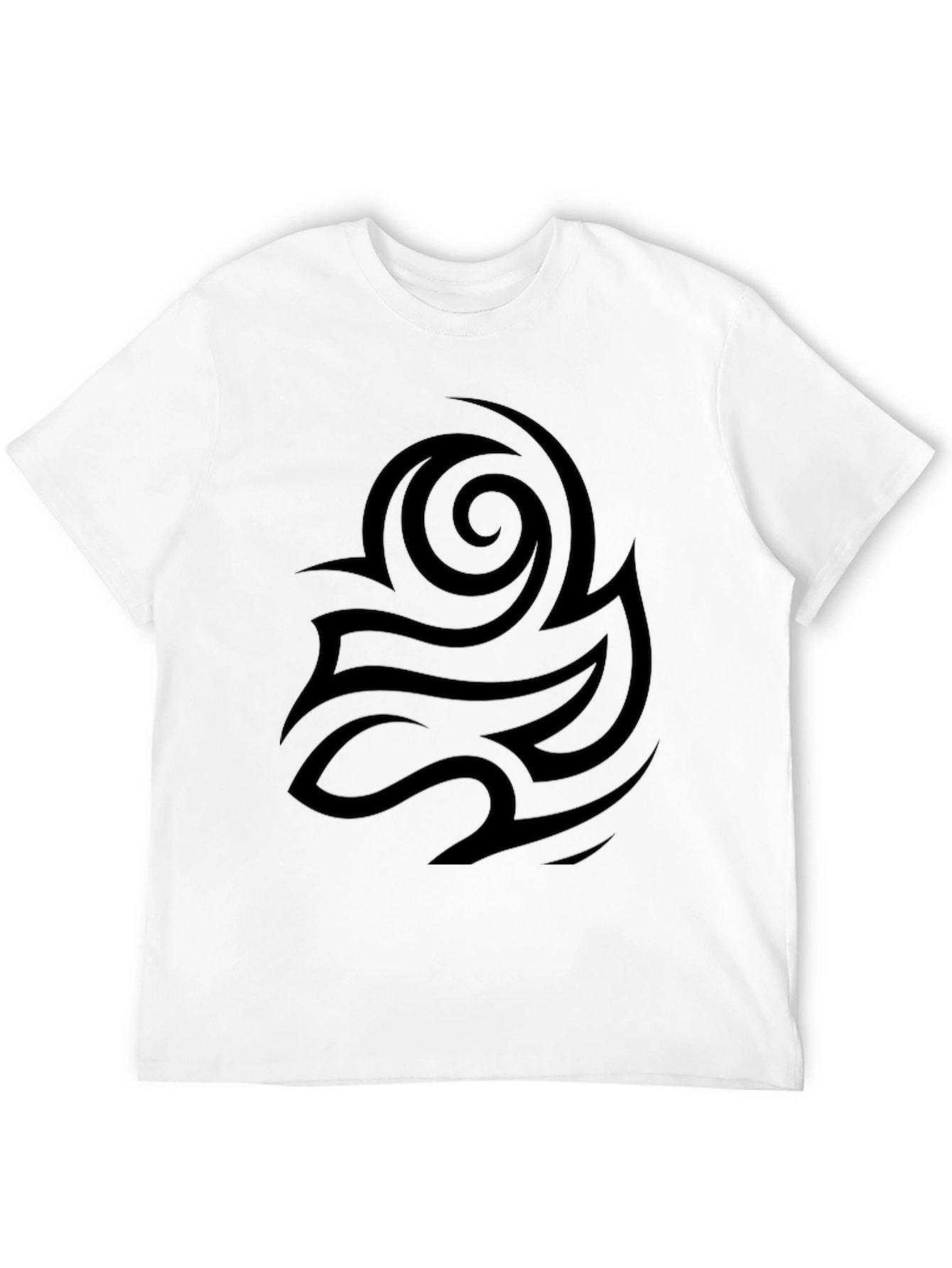 Black Tribal Design Tee | Stylish Mens T-Shirt