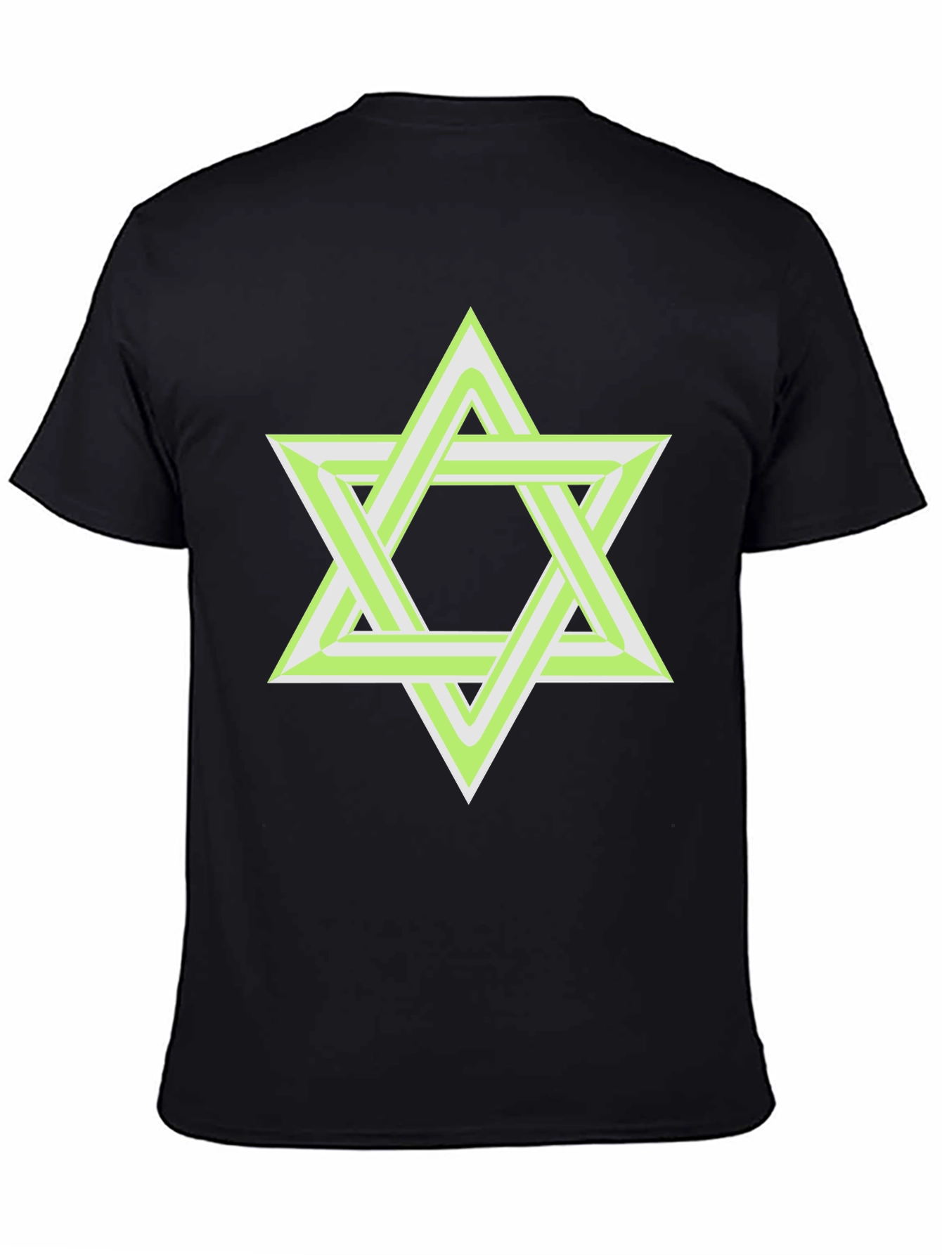 Illusion Star Graphic T-Shirt - Mens Casual Tee
