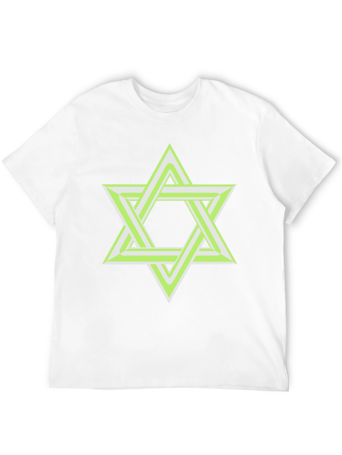 Illusion Star Graphic T-Shirt - Mens Casual Tee