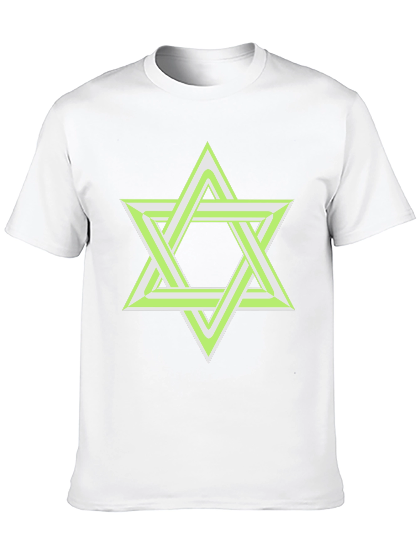 Illusion Star Graphic T-Shirt - Mens Casual Tee