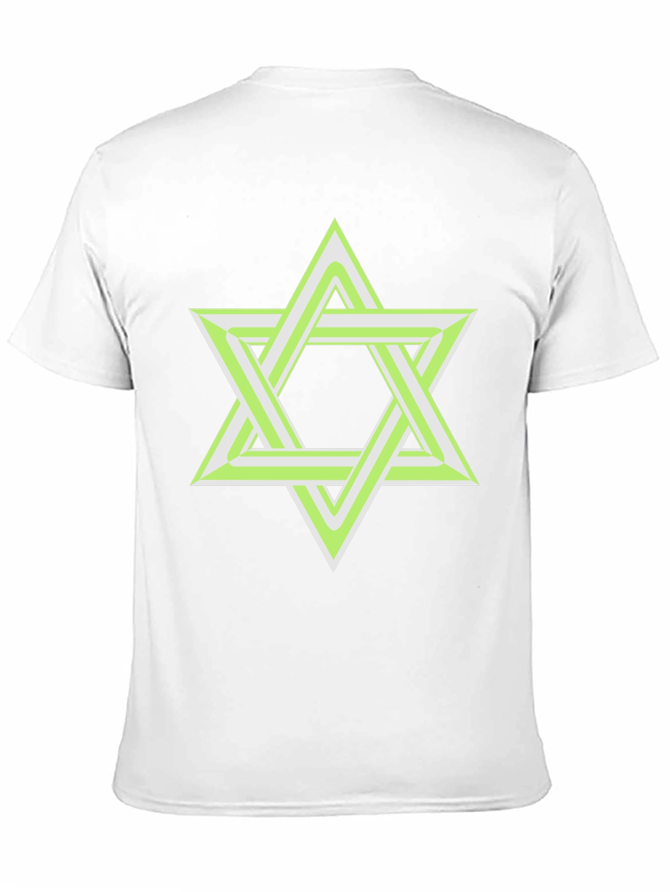 Illusion Star Graphic T-Shirt - Mens Casual Tee